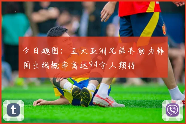 今日趣图：五大亚洲兄弟齐助力韩国出线概率高达94令人期待